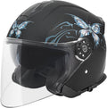 VCAN V88 3/4 Open Face Motorcycle Scooter Helmet - Clear Visor Fit