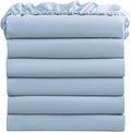 FreshCulture Queen Fitted Sheets - 6 Pack of Cozy Microfiber