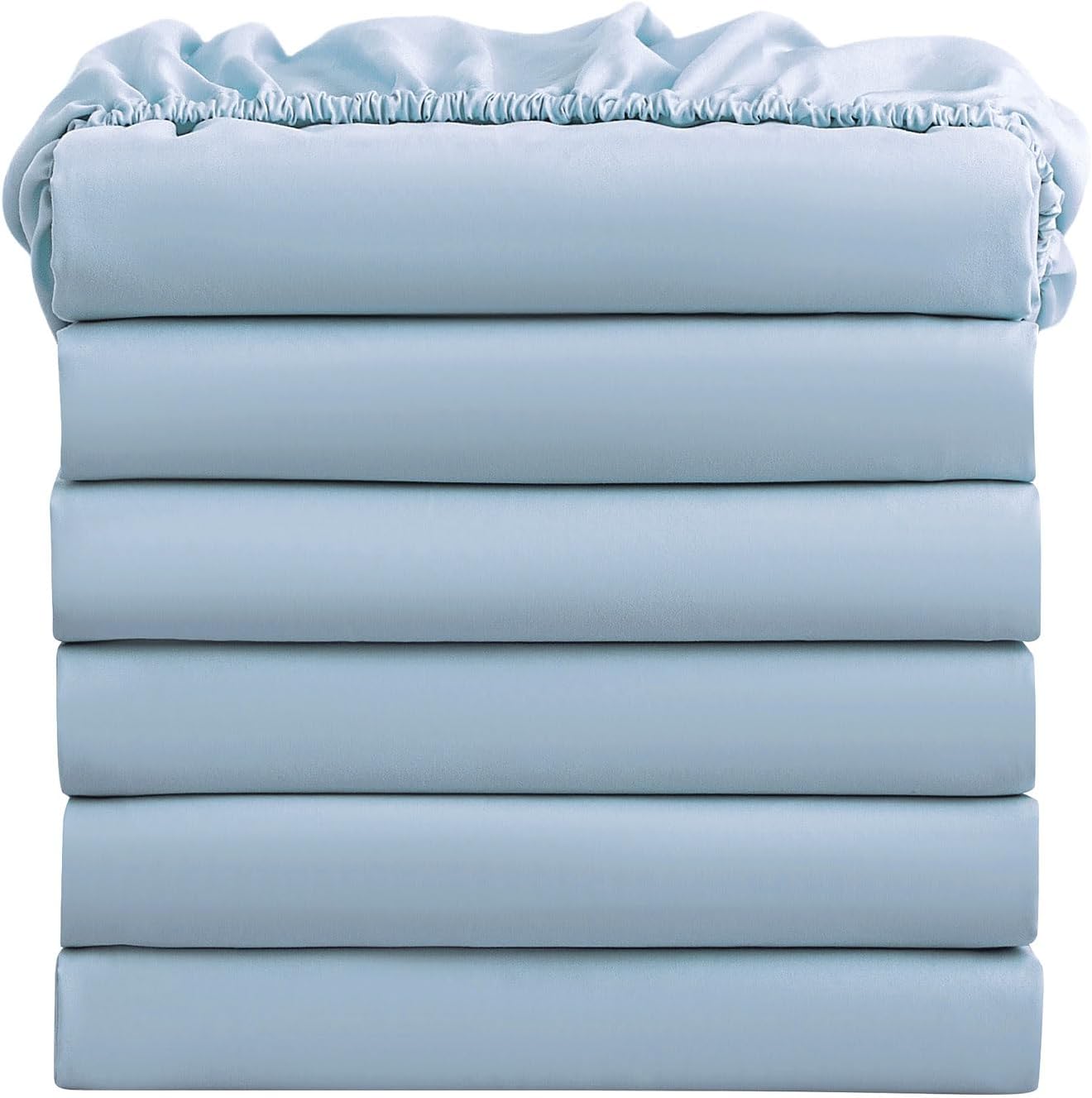 FreshCulture Queen Fitted Sheets - Soft Microfiber 6 Pack