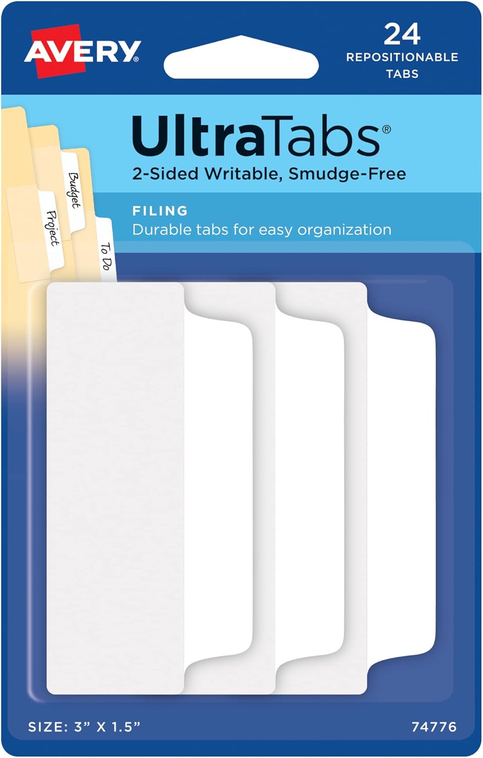 Avery Filing Ultra Tabs for Efficient Document Organization