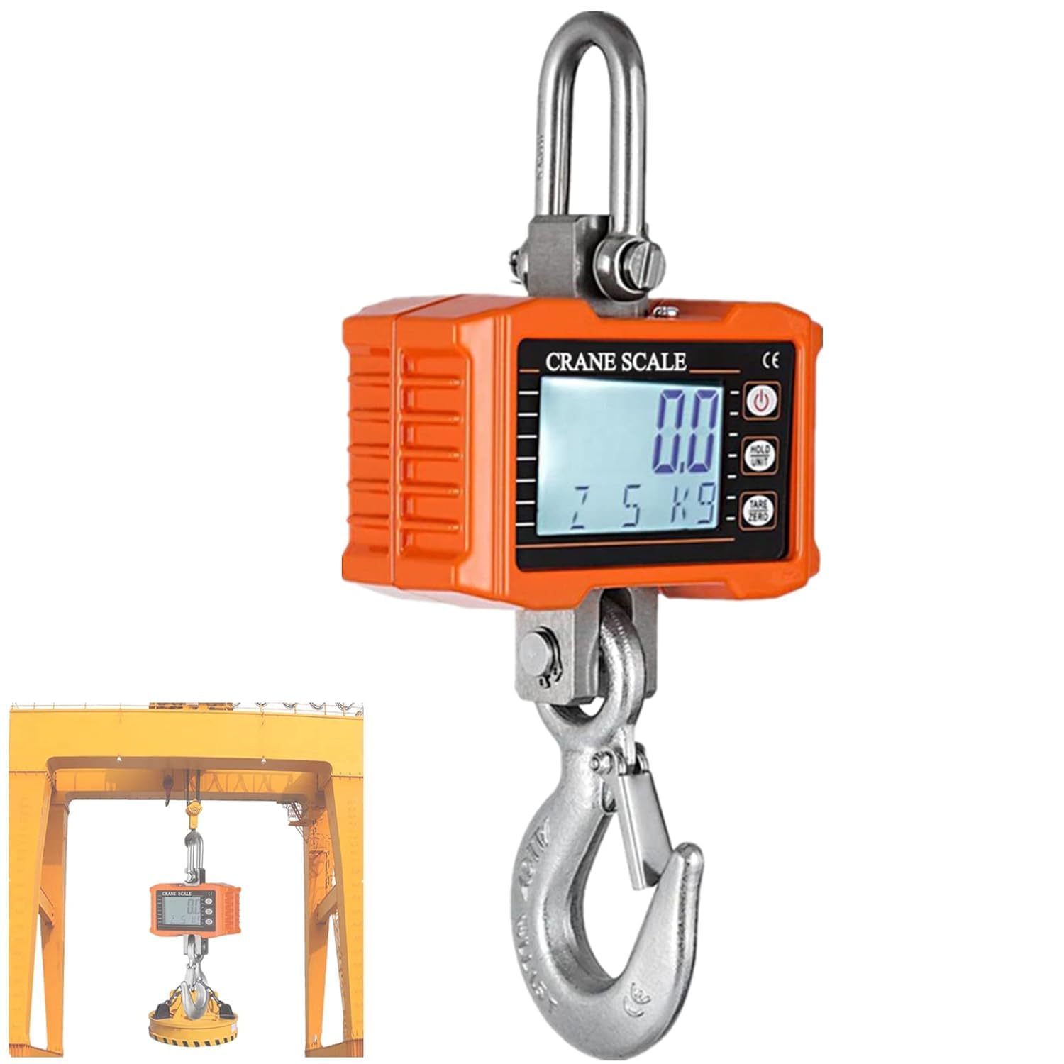 Geevorks Digital Crane Scale 1000KG for Heavy Duty Use