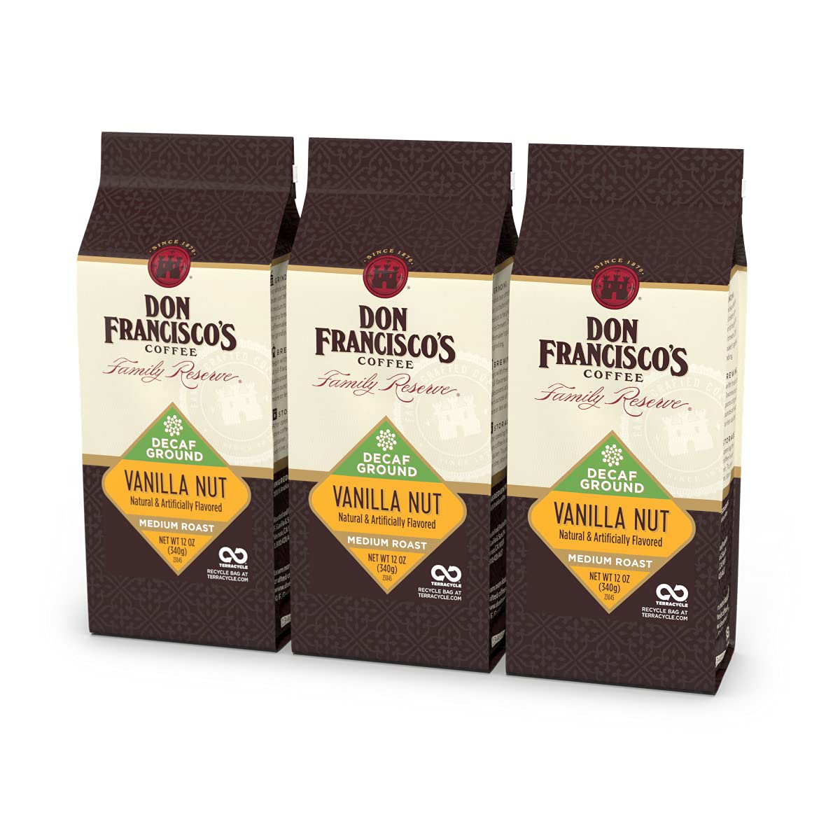 Don Francisco's Decaf Vanilla Nut Ground Coffee - Rich Flavor
