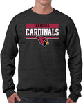 Team Fan Apparel NFL Charcoal Crewneck Sweatshirt - Warm Game Day Wear