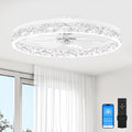 VOLISUN Fandelier Ceiling Fans with Light for Modern Homes