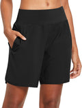 womens 7in running athletic shorts with liner - high waist support