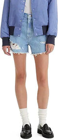 Levi's Women's High Waisted Mom Shorts - Vintage Relaxed Fit