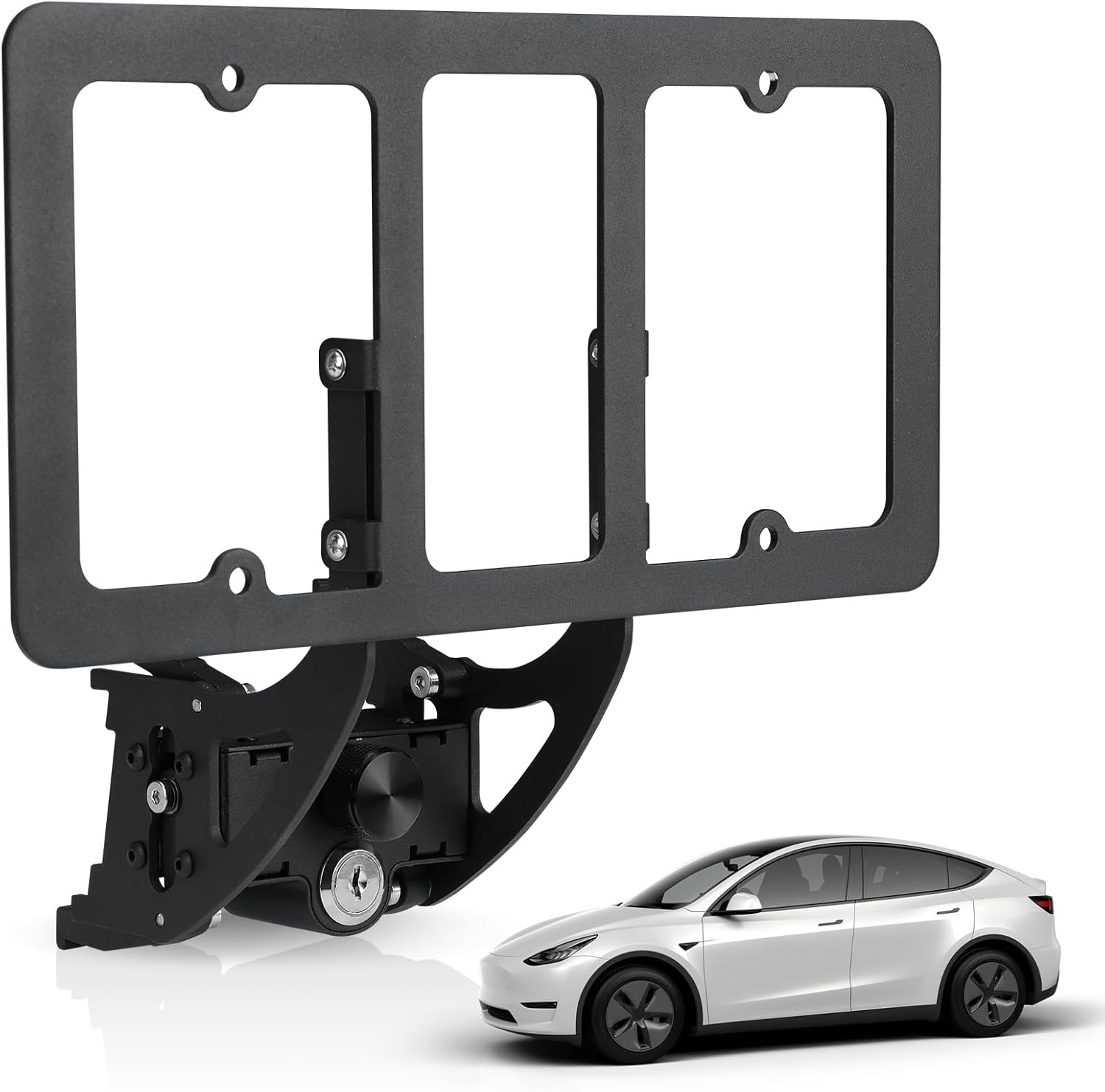 No Drill Front License Plate Holder for Tesla Model 3 and Y