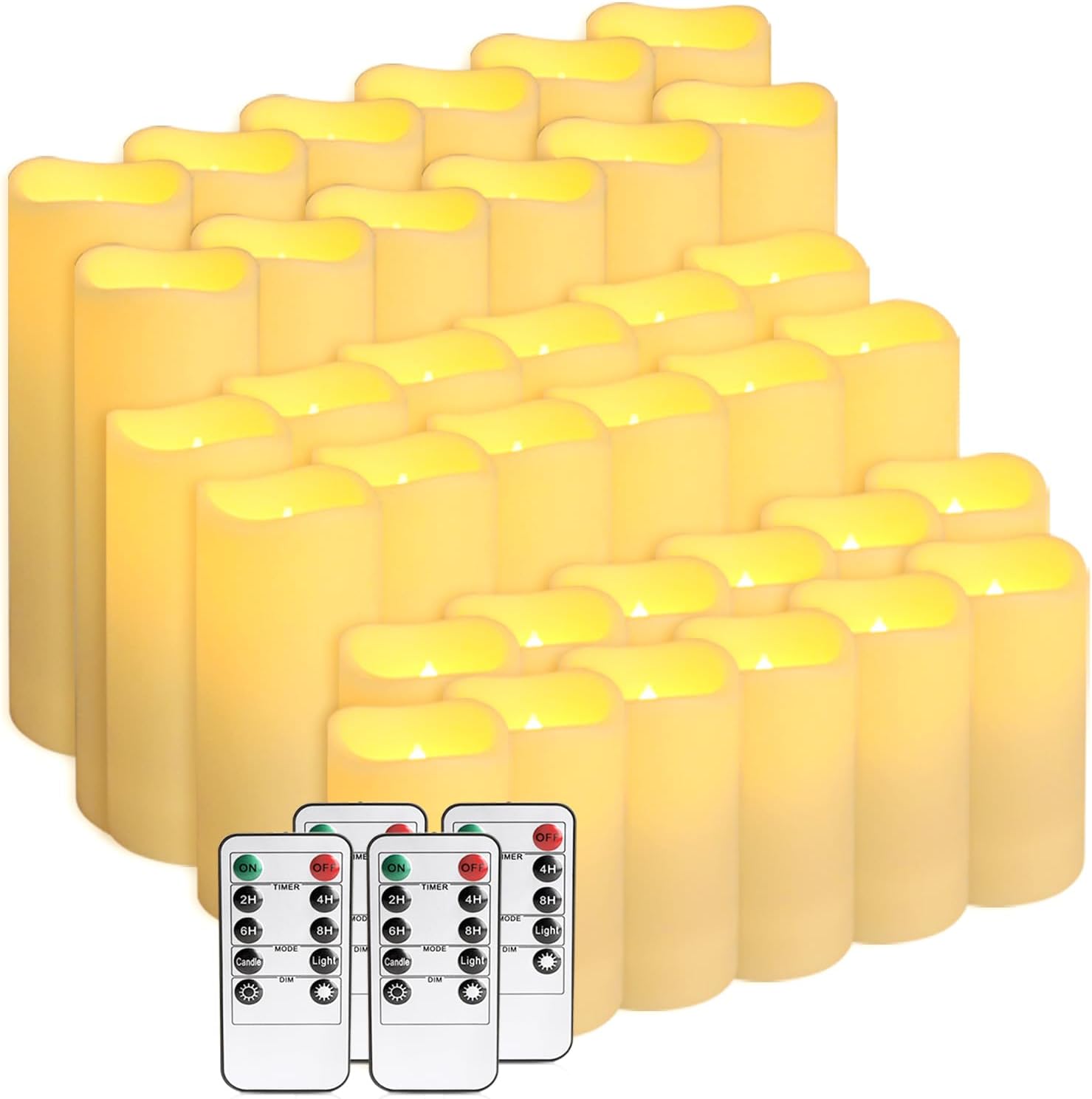 36-Pack LED Flameless Candles with Remote Control for Any Occasion