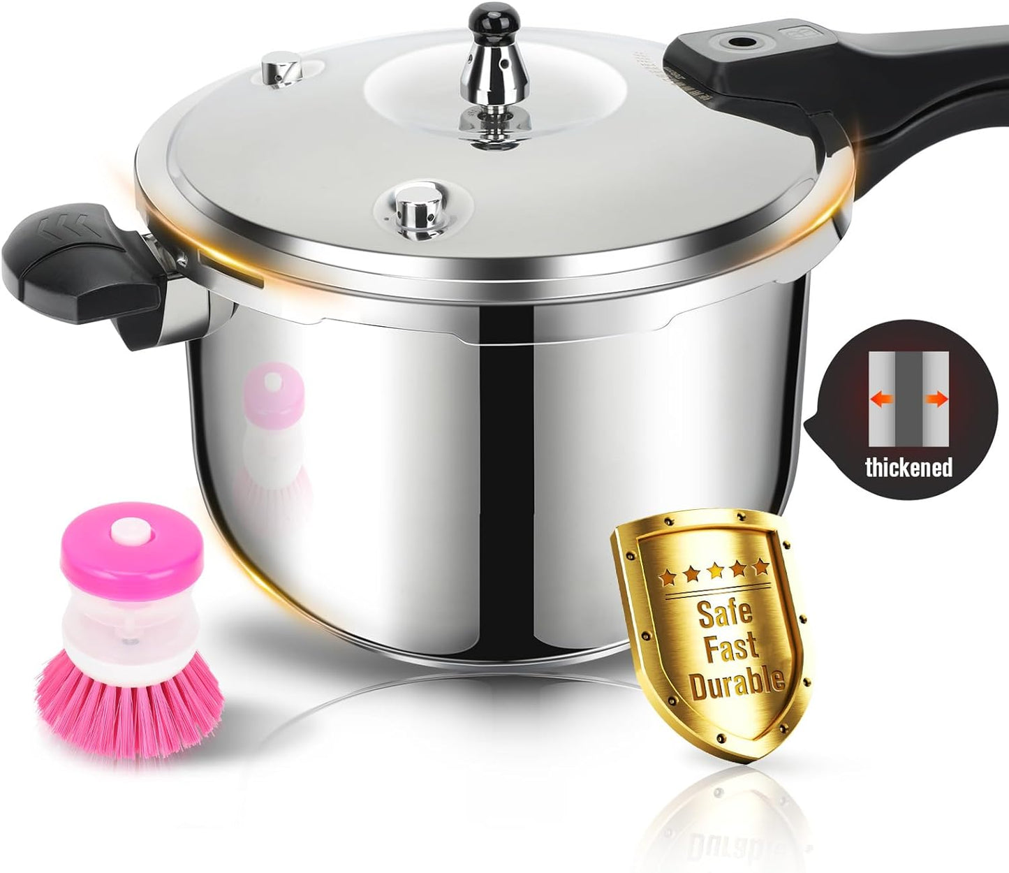 Stainless Steel Pressure Cooker 8 qt for Fast Cooking Needs