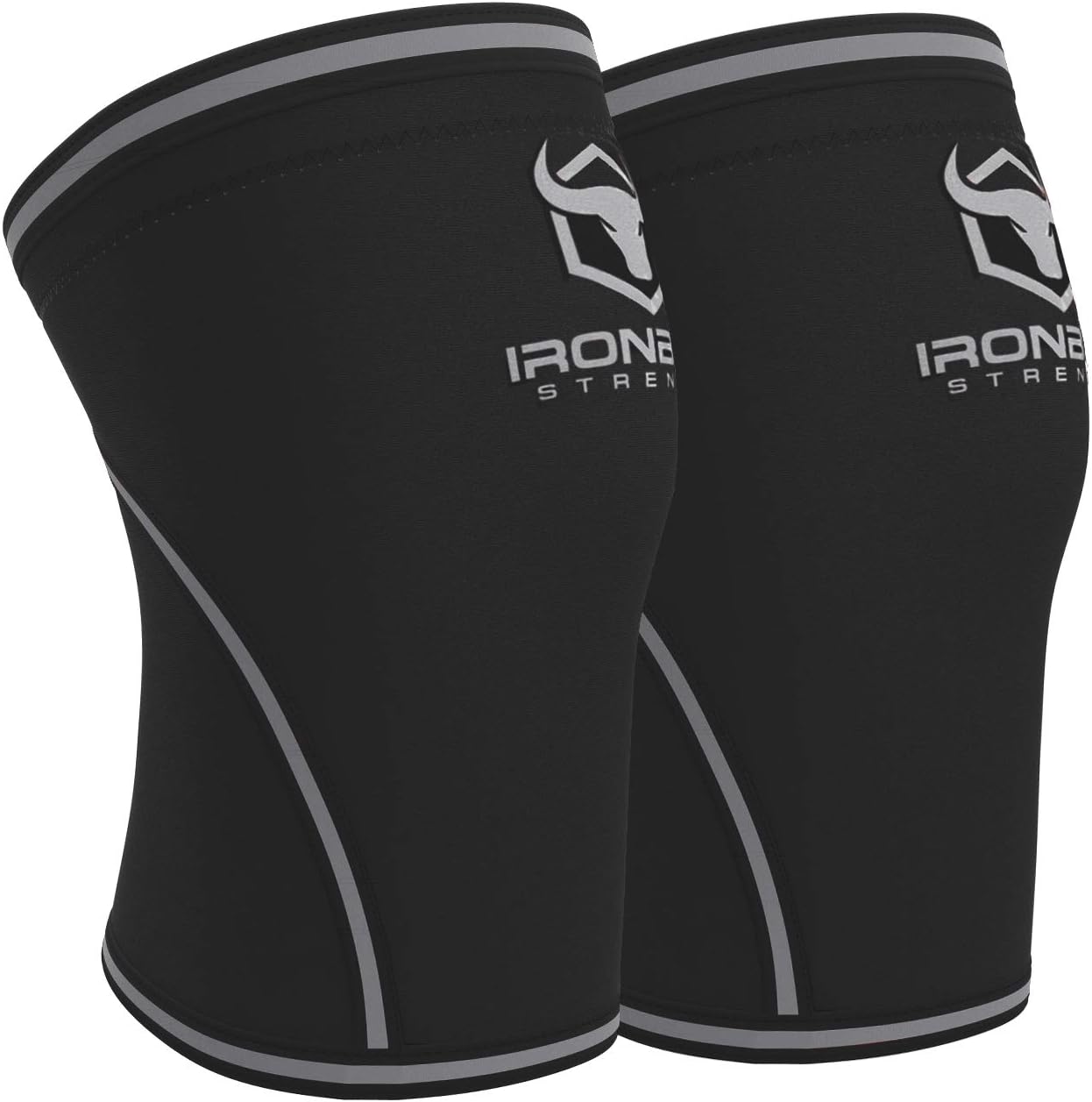 Iron Bull Strength 7mm Knee Sleeves for Weightlifting Support