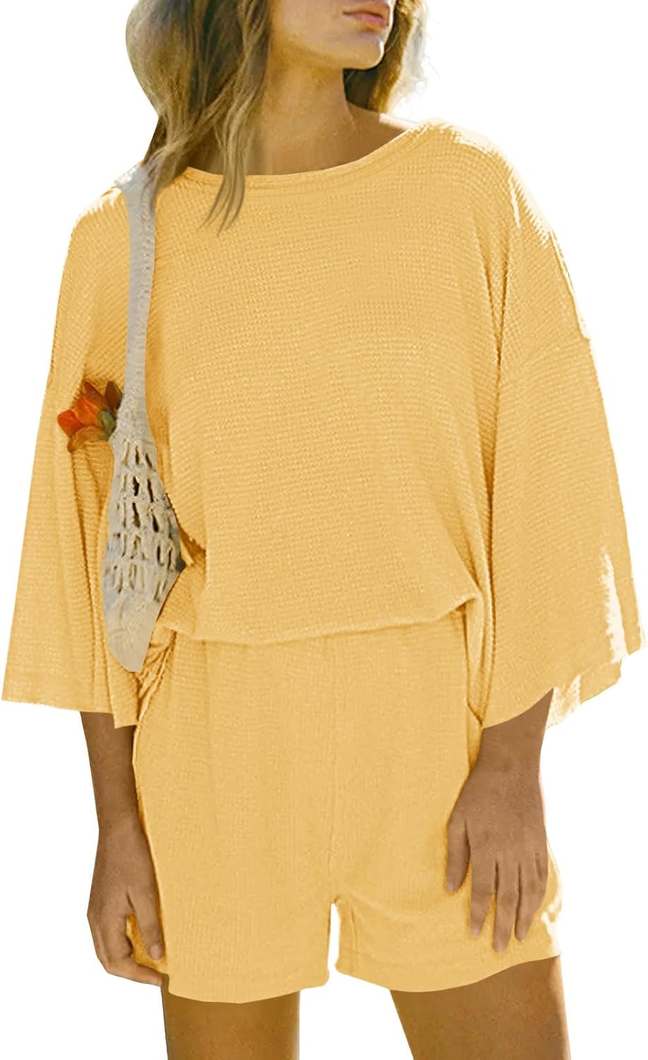 Tankaneo Womens Short Sets for Casual Loungewear and Relaxation