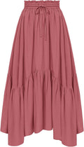 Scarlet Darkness Maxi Skirt High Waist Renaissance Skirt - Flowy which