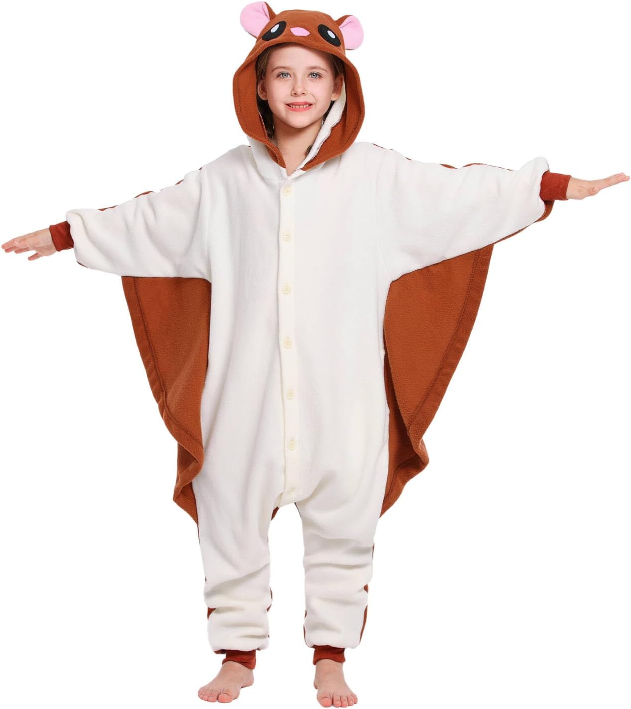Flying Squirrel Onesie for Kids - Perfect for Halloween Fun