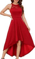 Hi Lo Cocktail Dress Womens Halter Evening Dress - Flattering Fit