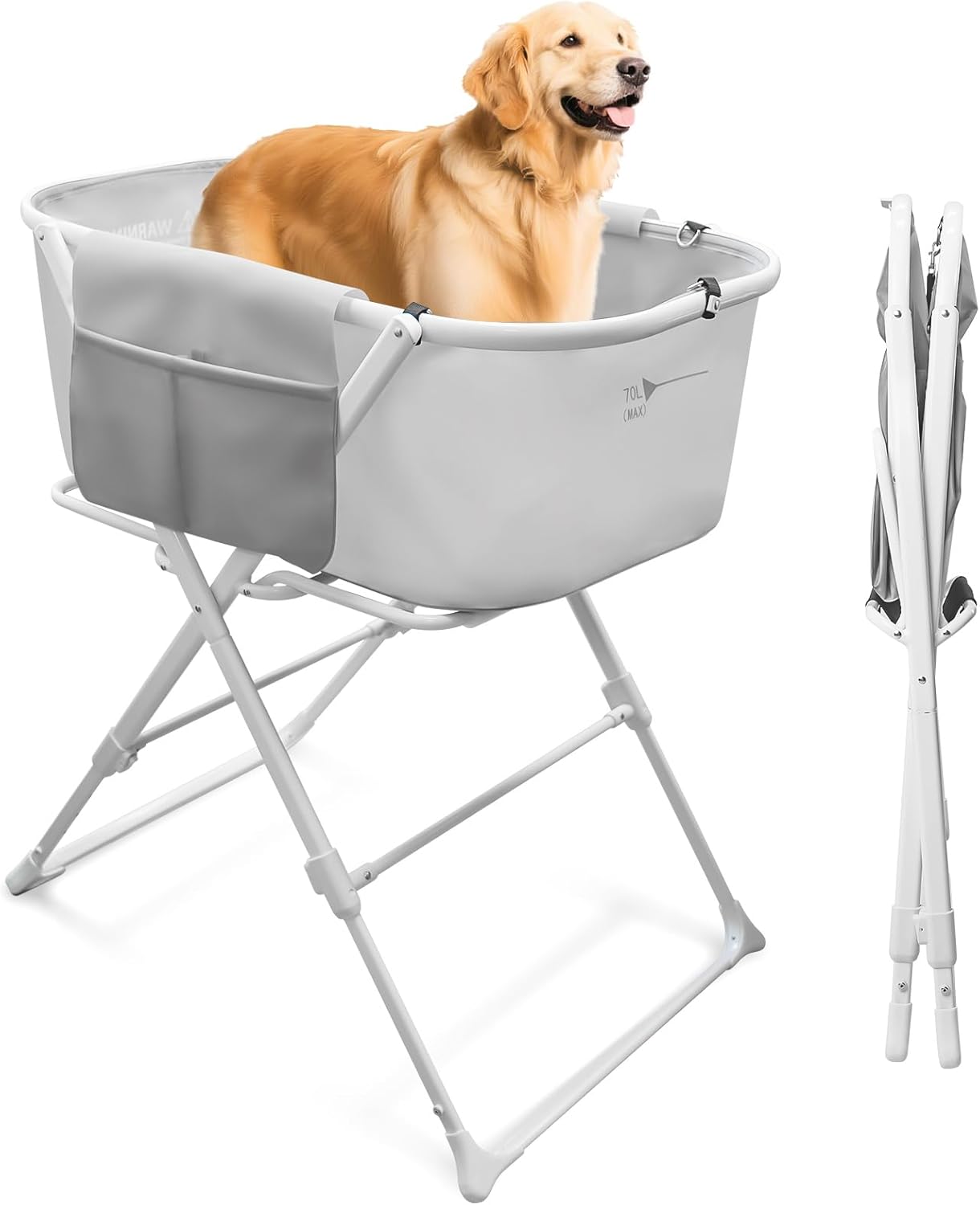 Portable Dog Bathtub for Easy Bathing and Grooming Experience