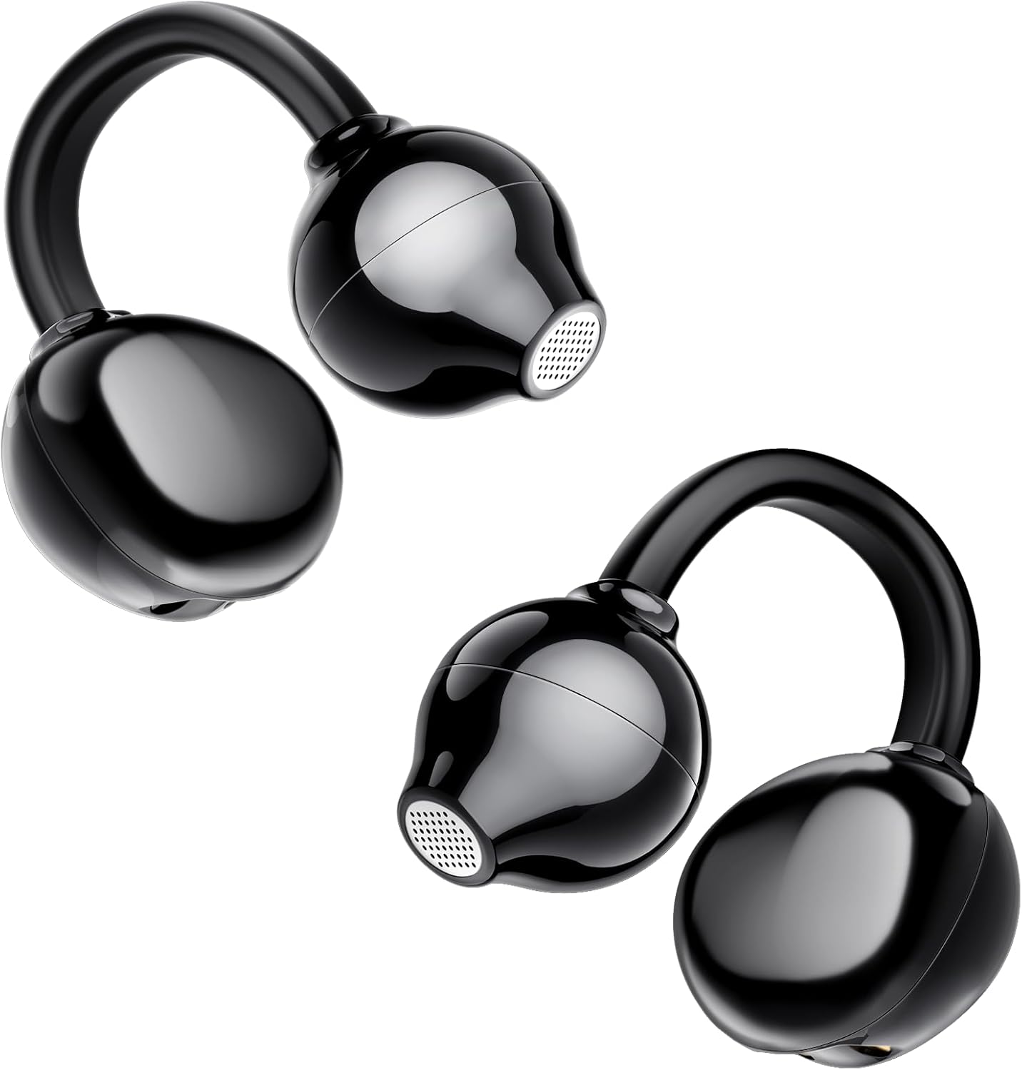 AI Clip on Earbuds Wireless Bluetooth 5.4 for Comfortable Listening