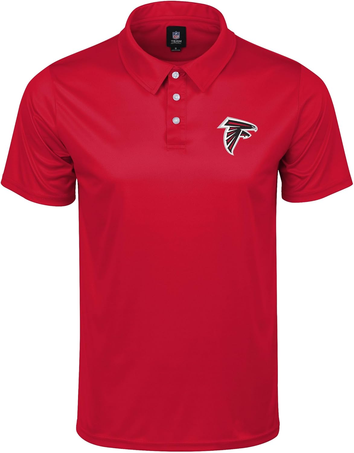 NFL Men's Performance Polo Shirt with Team Color Logo Design