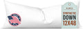 Pillowflex Synthetic Down Pillow Insert 12x48 - Ultra Soft Lumbar