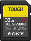 Sony SF-G32T/T1 Tough 32GB UHS-II SD Card - Fast, Rugged Performance