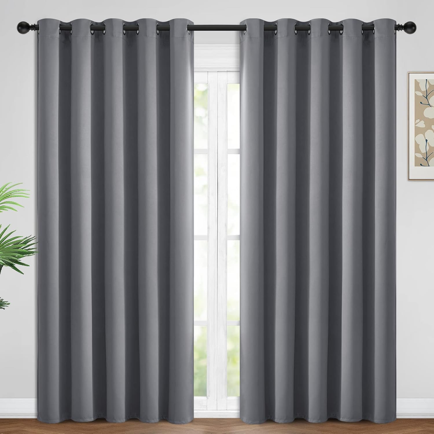 Yakamok Blackout Curtains for Room Darkening and Insulation