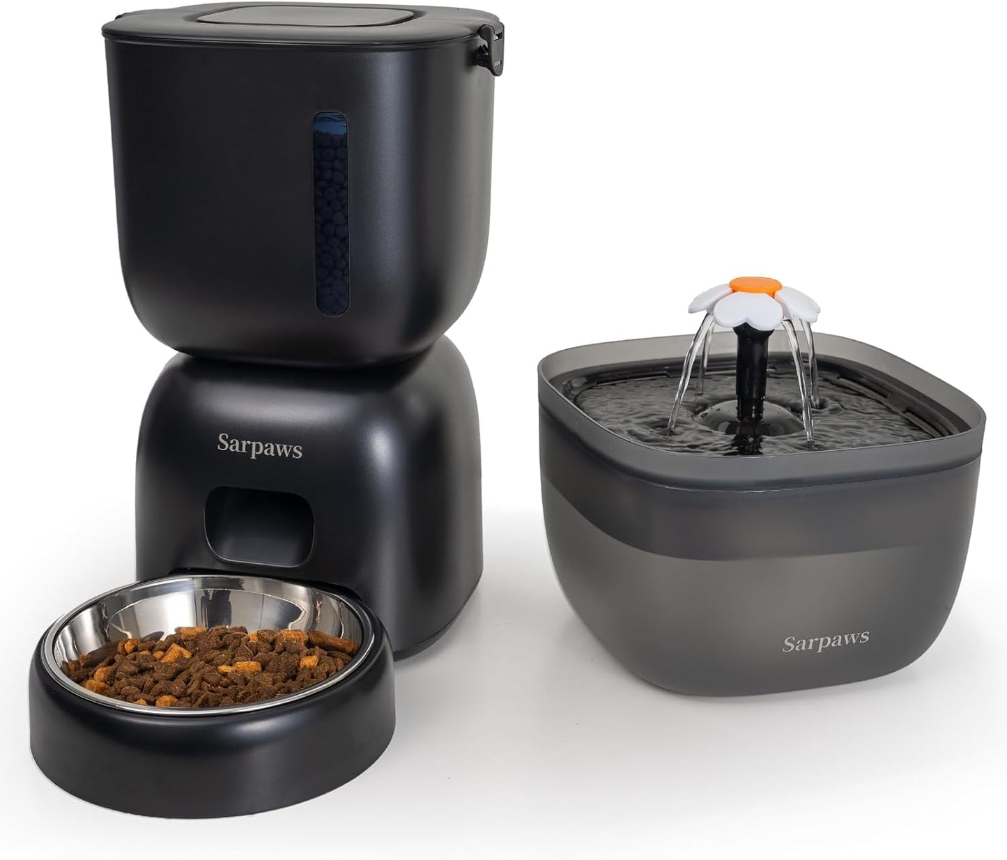 Automatic Cat Feeder and Water Dispenser with Timer Control