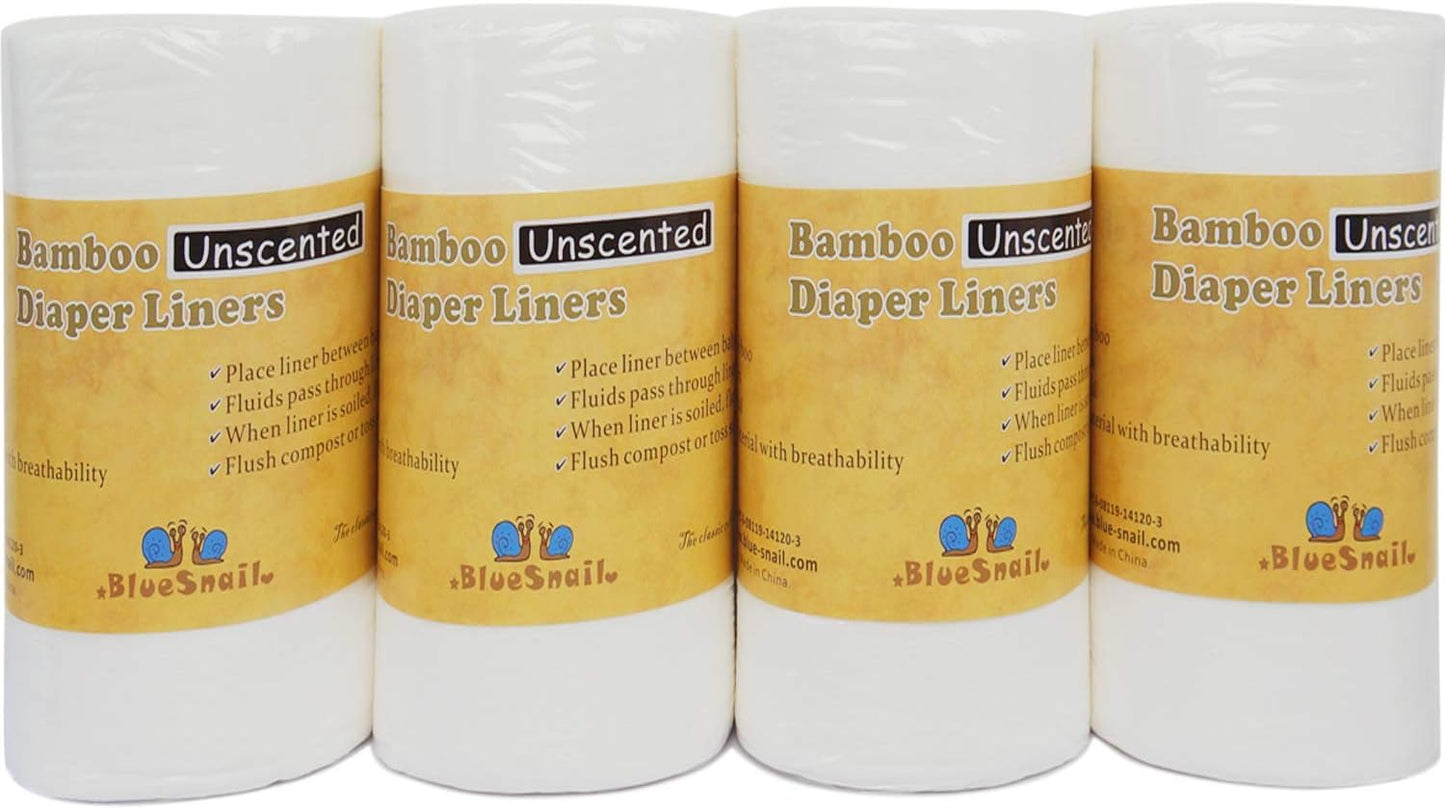 BlueSnail Rayon Diaper Liners 400ct - Fragrance & Chlorine Free