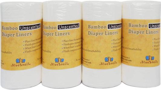 BlueSnail Rayon Diaper Liners 400ct - Fragrance & Chlorine Free