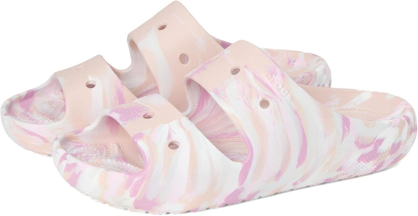 Comfortable Crocs Classic Marbled Sandals for All-Day Wear