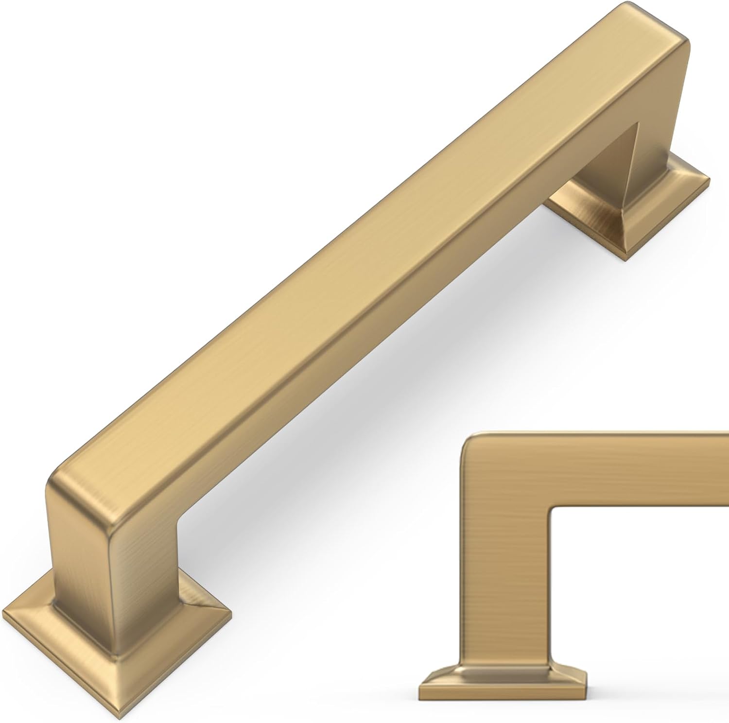 10 Pack 3-3/4 inch Champagne Bronze Kitchen Cabinet Handles