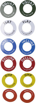 Power Rack Magnetic Position Markers - 12 Magnetic Squat Rack Rings