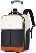 Rolling Backpack for Women Large Travel Backpack with Wheels - Carry