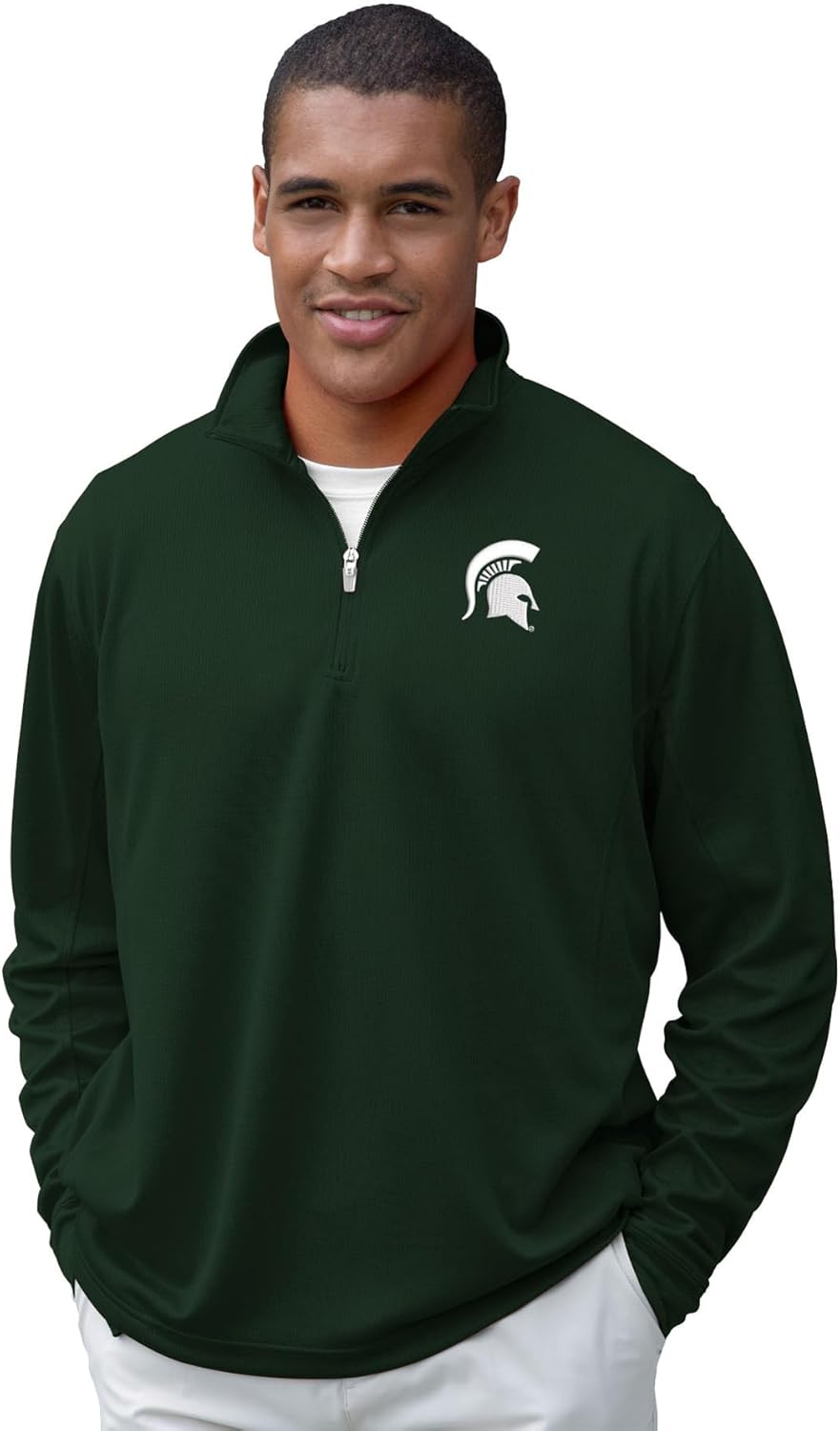 NCAA Men's Collegiate Micro Mesh Performance 1/4 Zip Pullover