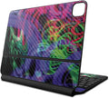 Neon Splatter Carbon Fiber Skin for Apple Magic Keyboard iPad Pro 13in