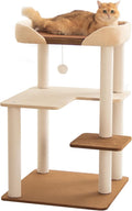 Cat Tree for Large Cats - Sturdy Modern Multi-Level Tower