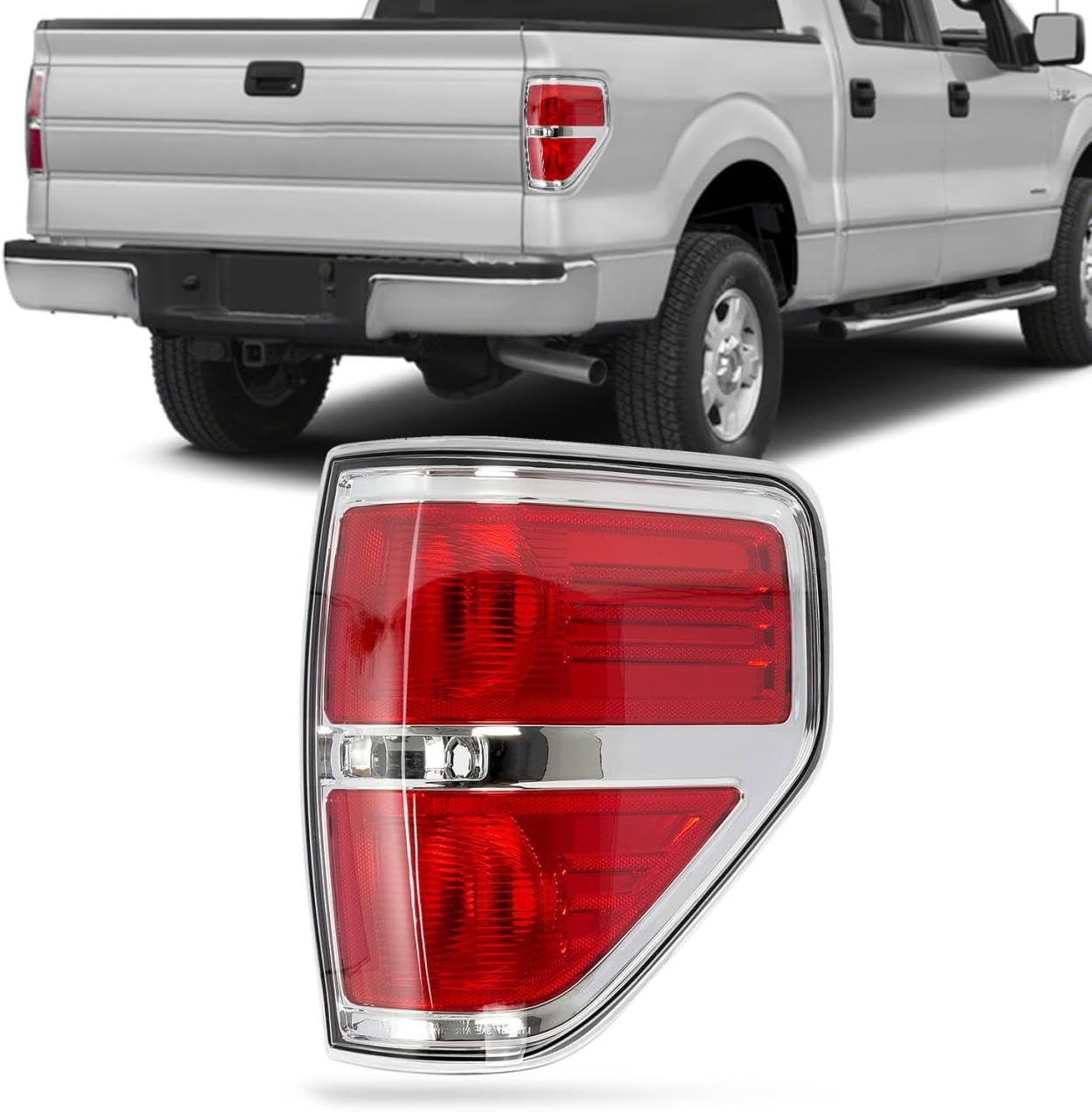 RANSOTO F150 Right Tail Light for Ford F-150 2009-2014 Models