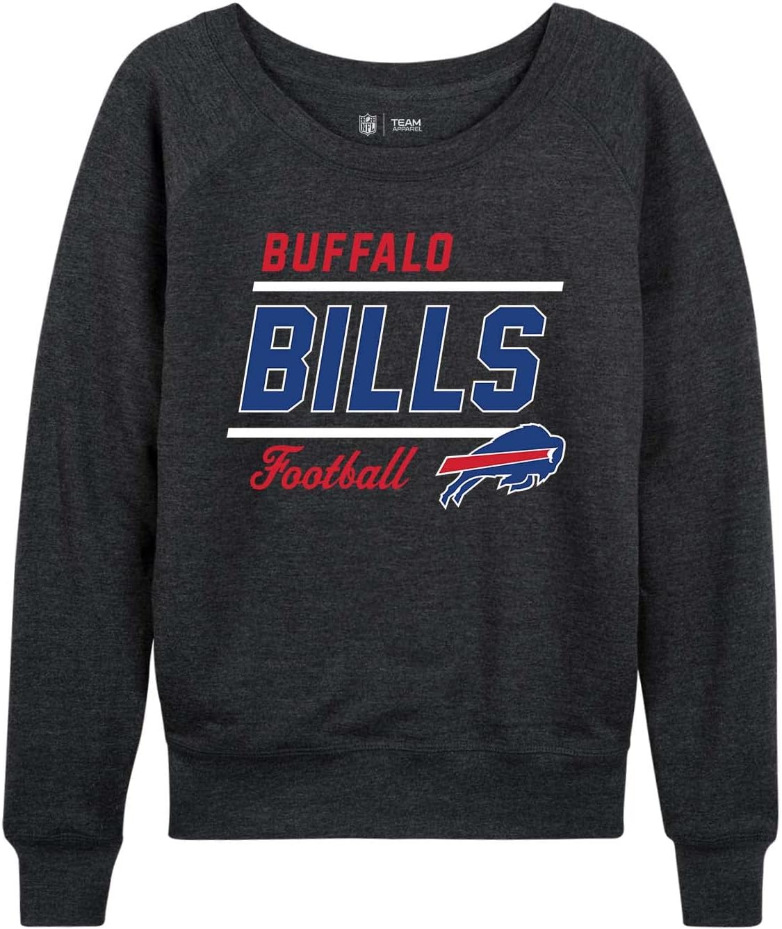 Buffalo Bills Womens Crew Neck Light Weight Gameday Apparel