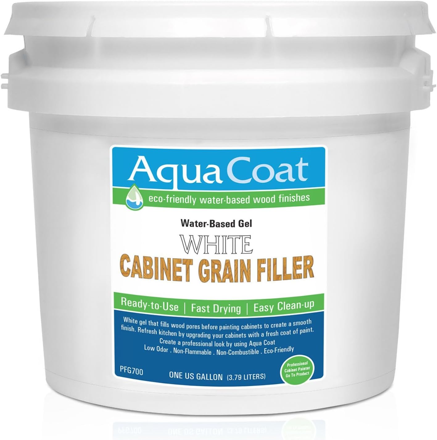 Aqua Coat Water-Based White Cabinet Wood Grain Filler Gel Review