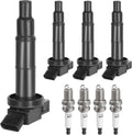 Ignition Coil Pack & Spark Plugs Kit for 2.4L Toyota Camry - Reliable