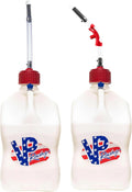 VP Racing Utility Container 5.5 Gallon 2 Pack - Patriotic With Hoses