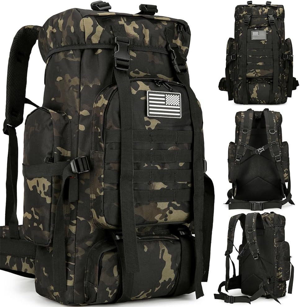 Waterproof 45L Hiking Backpack - Lightweight & Durable