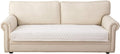 Eismodra White Velvet Couch Cover for 3 Cushion Sofa - 43in x 82in