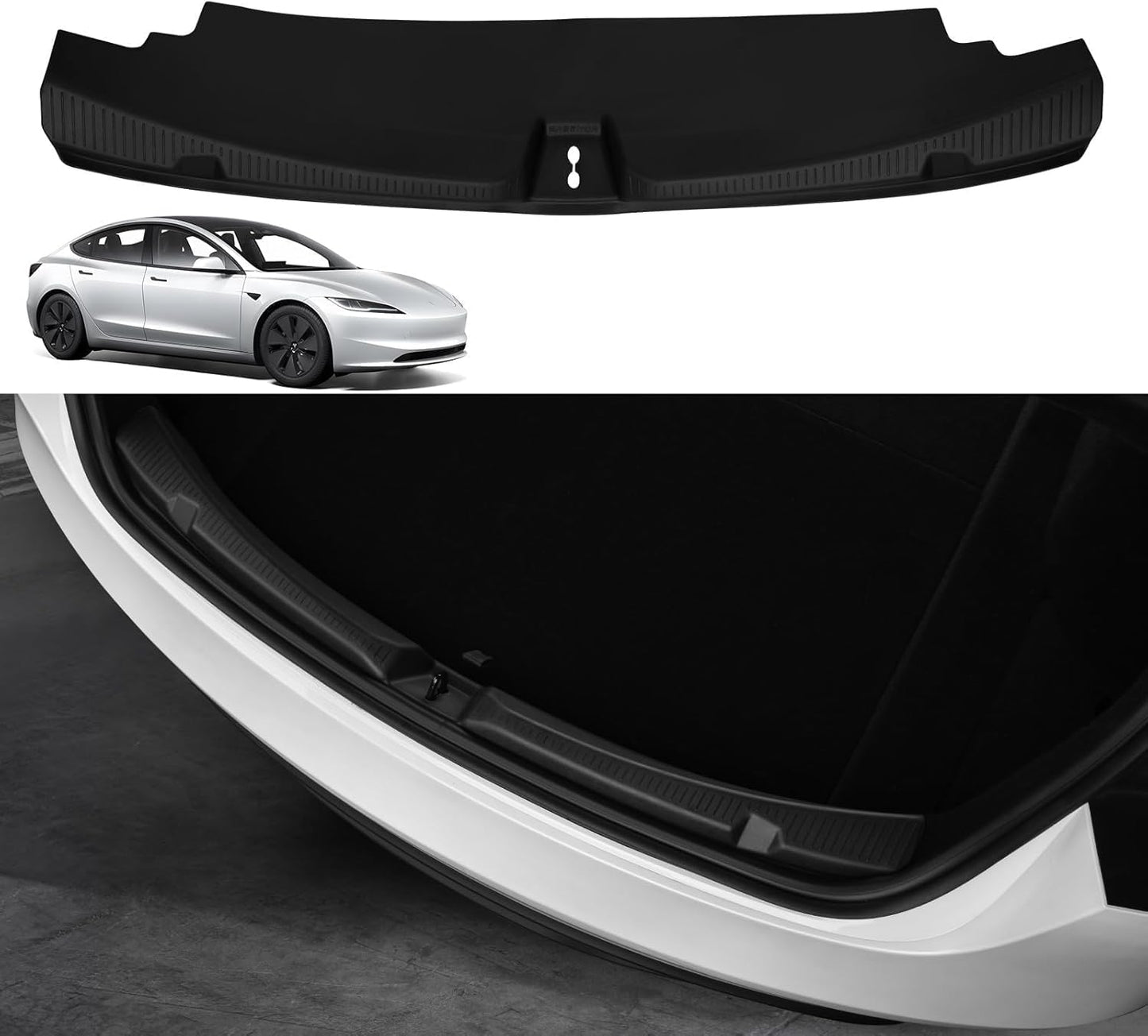 BASENOR Tesla Model 3 Highland Rear Bumper Guard Protector