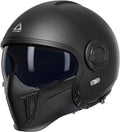 TRIANGLE Full Face Motorcycle Helmet M - Convertible Dual Visor