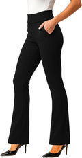 Conceited Stretch Slacks for Women - High-Rise Bootcut Fit