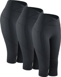 NELEUS Women's Yoga Running Capris High Waist Tummy Control Shoes