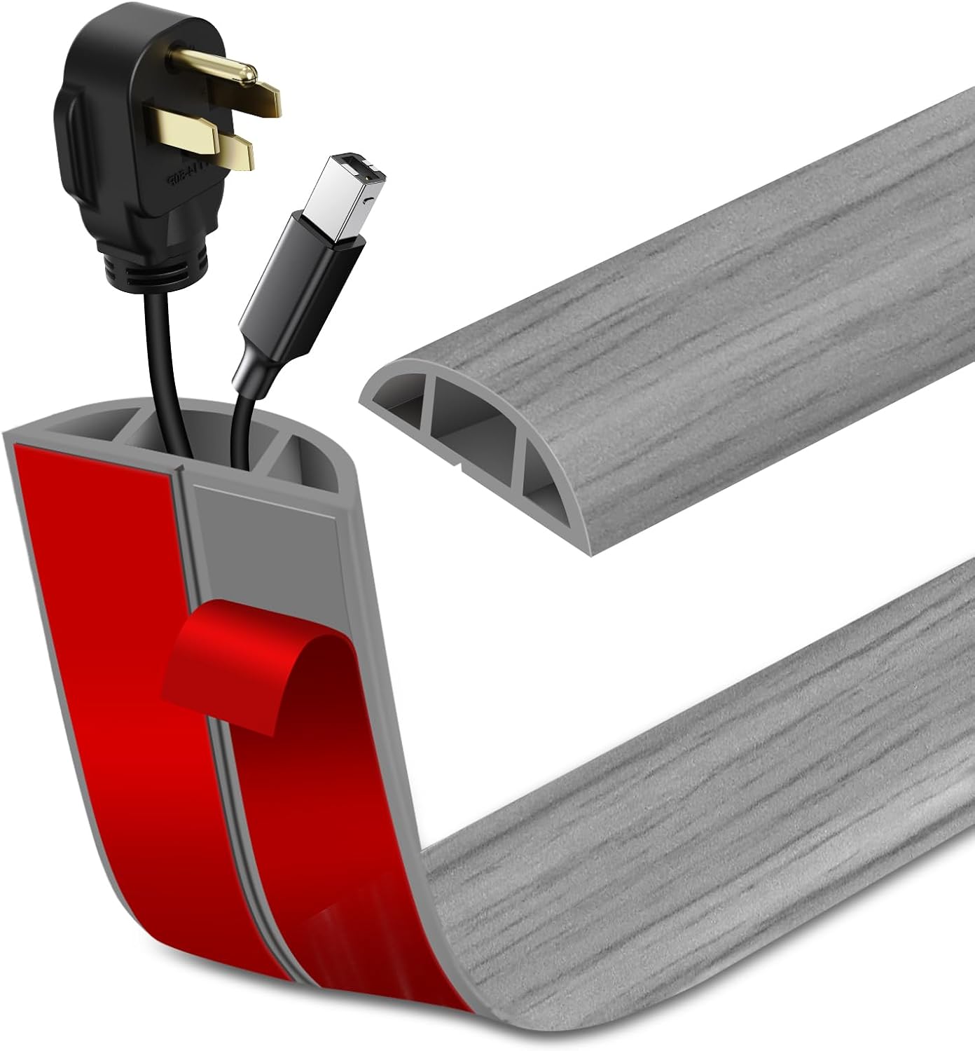 Floor Cord Cover Self Adhesive by LSGCQ for Cable Management