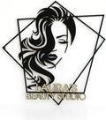 Personalized Beauty Studio Sign, Custom Name Metal Wall Decor - 16 x