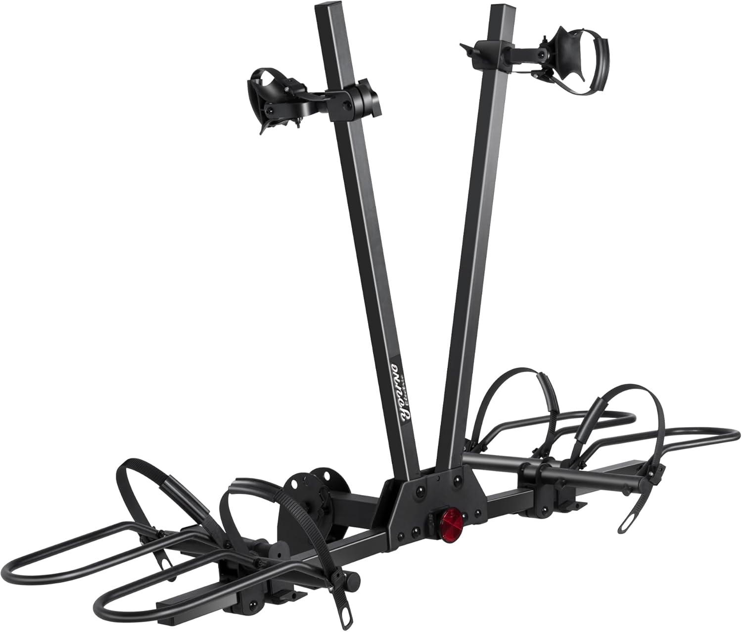 Young Hitch Mounted 2-Bike Rack for Standard and Fat Tire Bikes