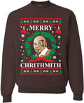 Wild Bobby Merry Chrithmith Ugly Christmas Sweatshirt (Style FS8R)