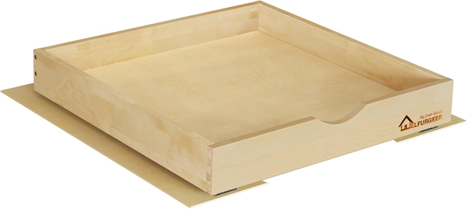 WelFurGeer Pull Out Drawers for Kitchen Cabinets - Space Saver